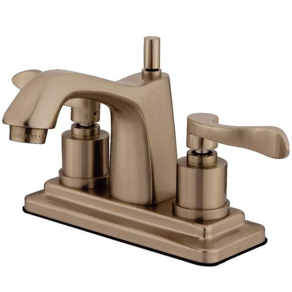 KS8648DFL 4" Centerset Bathroom Faucet, Brushed Nickel